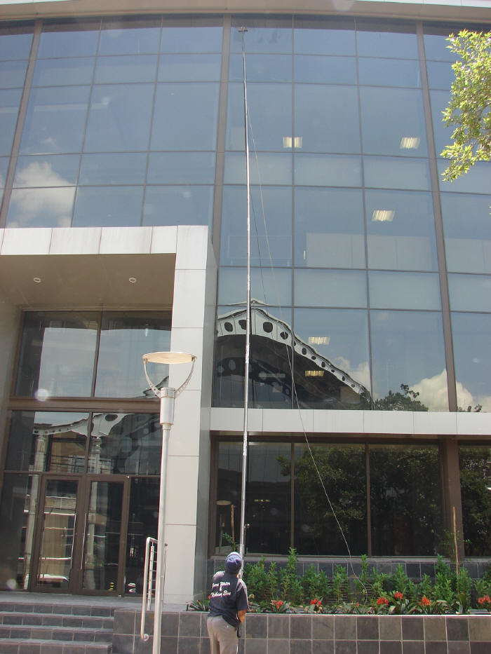 5 storey glass facade